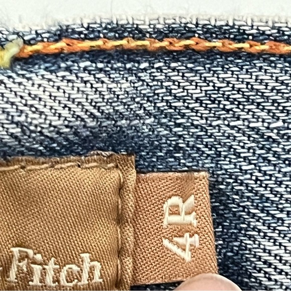Y2K A&F 4R Madison Low Rise 0981 Flare Jeans Abercrombie & Fitch 4 regular - Picture 6 of 11